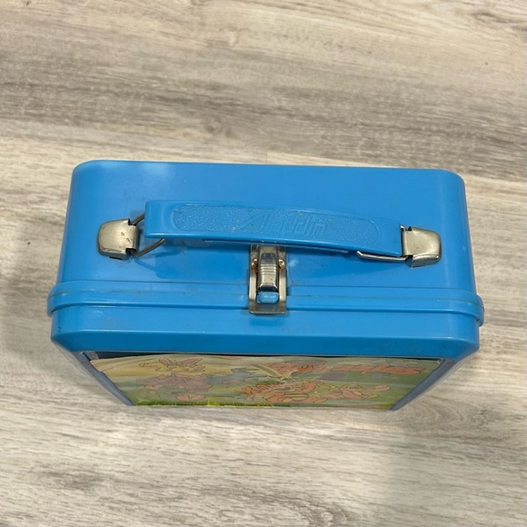 Vintage 1985 Wuzzles Aladdin Plastic Lunch Box Blue Hasbro Disney - See Photos - Picture 4 of 9